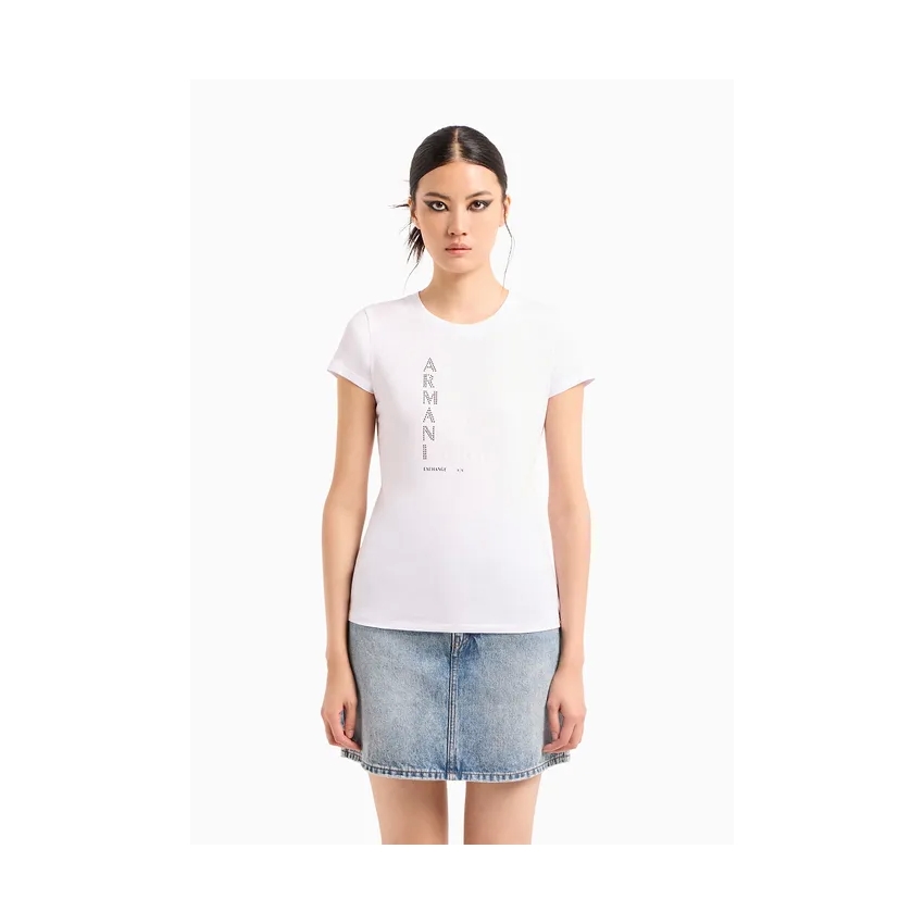 AX Armani Exchange Camisetas de chica 3DYT05YJ3RZ BLANCO