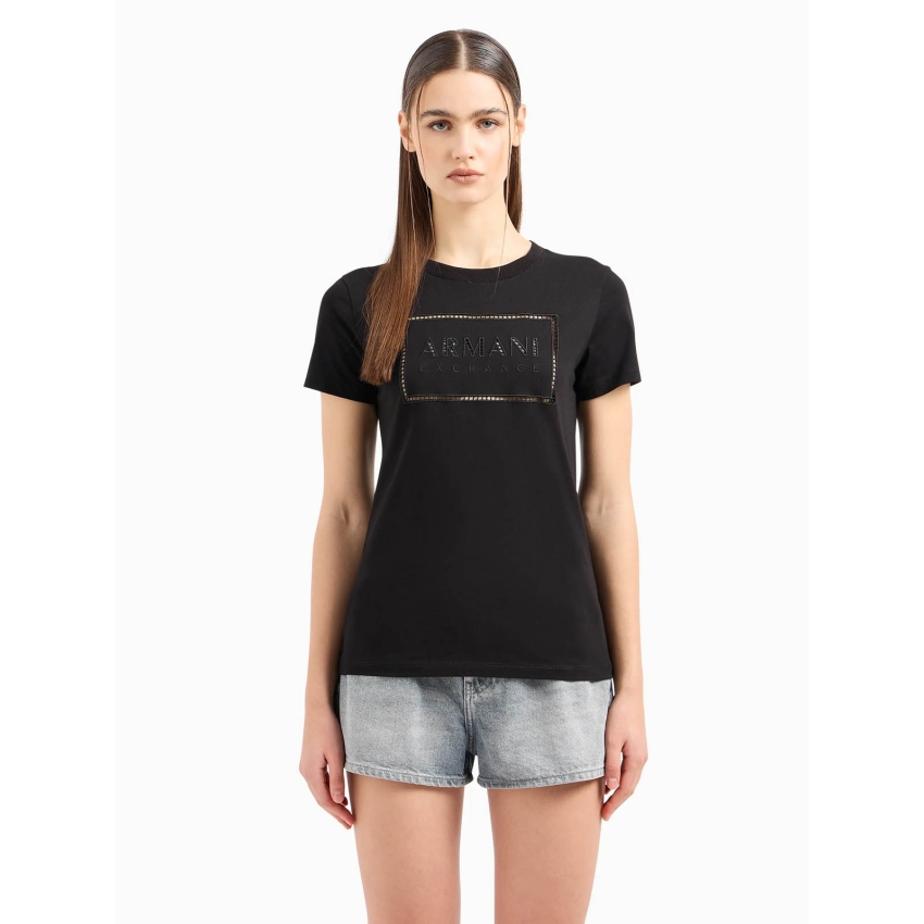 AX Armani Exchange Camisetas de chica 3DYT59YJ3RZ Negro