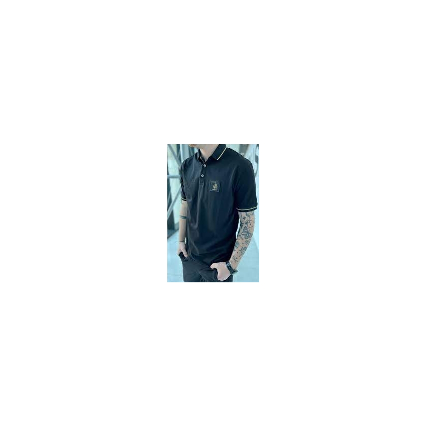 AX Armani Exchange Polos de chico 8NZFPQZJH4Z Negro