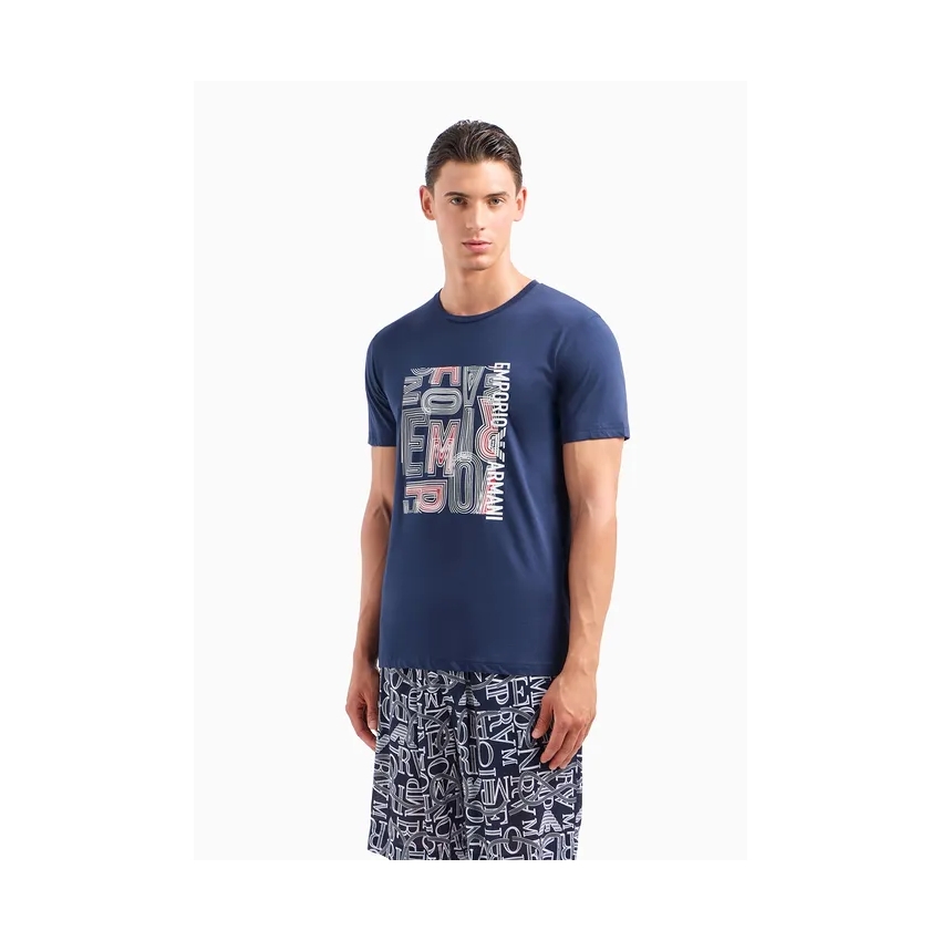 ARMANI Camisetas de chico 2118184R468 AZUL