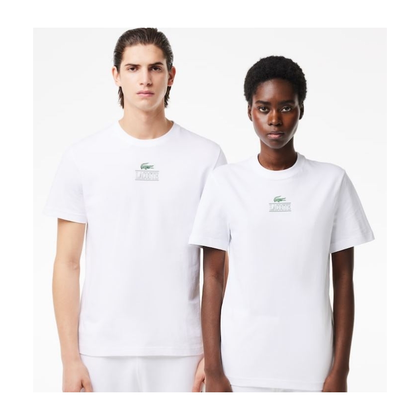 LACOSTE Camisetas de chico TH1147-00 BLANCO