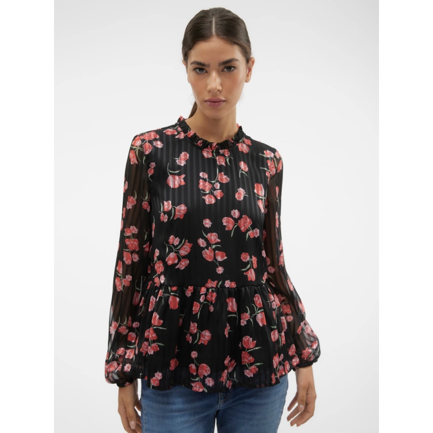 Vero Moda Camisetas de chica 10307987 Negro