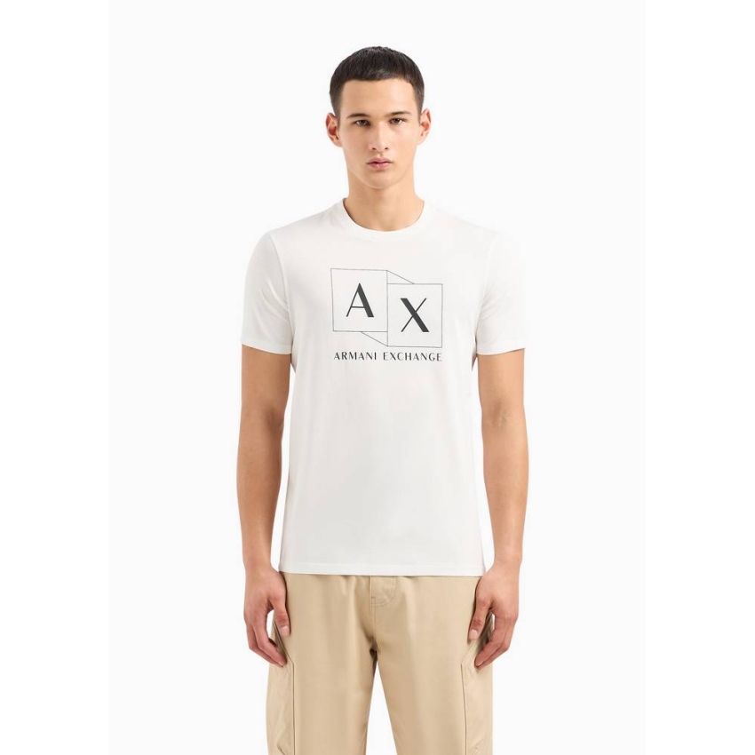 AX Armani Exchange Camisetas de chico 3DZTADZJ9AZ BLANCO