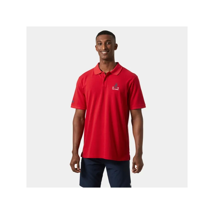 Helly Hansen Polos de chico 34299 ROJO