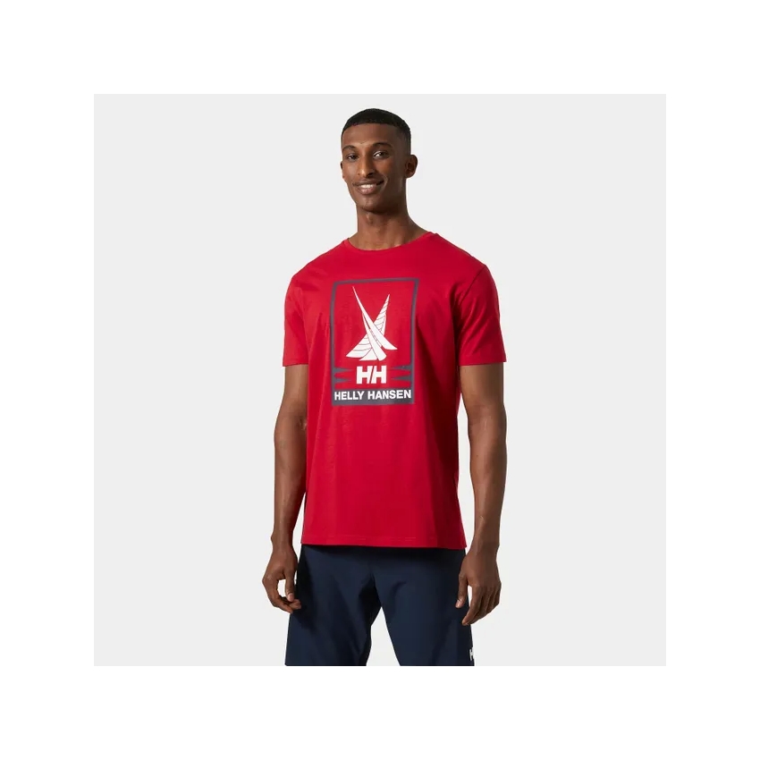 Helly Hansen Camisetas de chico 34222 ROJO