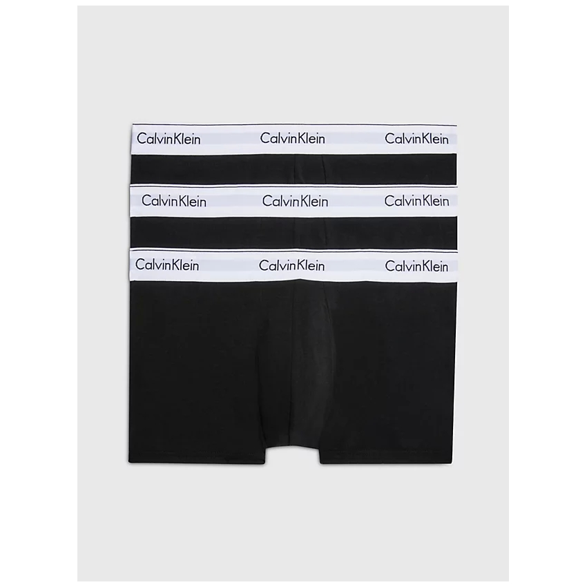 CALVIN KLEIN PACK 3 BOXERS - Modern Cotton NEGRO