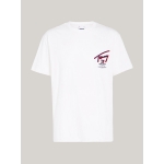 TOMMY HILFIGER Camiseta con logo distintivo trasero blanca de chico