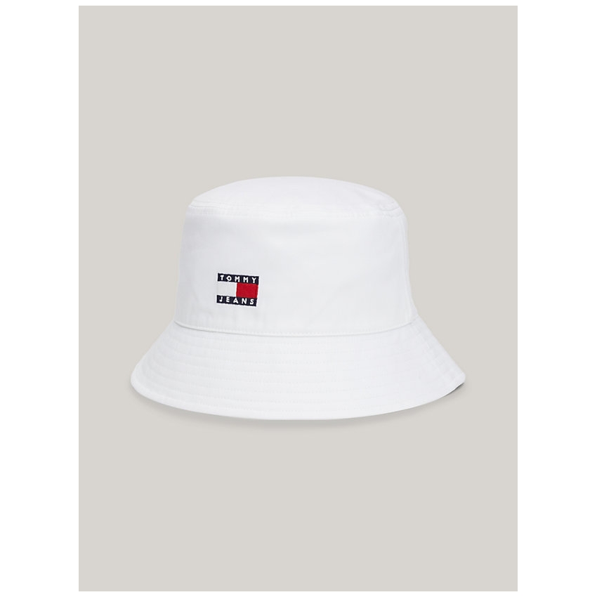 TOMMY HILFIGER GORRAS Sombrero de pescador Heritage con logo BLANCO