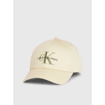 CALVIN KLEIN GORRA de sarga con logo VERDECLARO