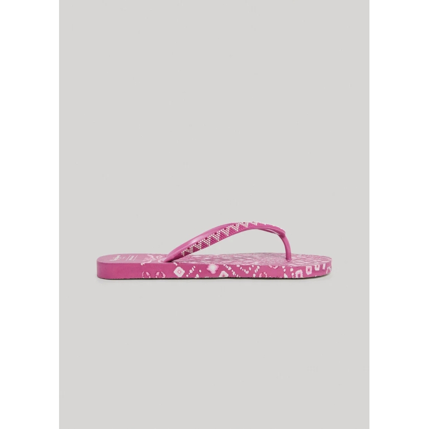 Pepe Jeans CHANCLAS DE PLAYA ESTAMPADO ÉTNICO ROSA