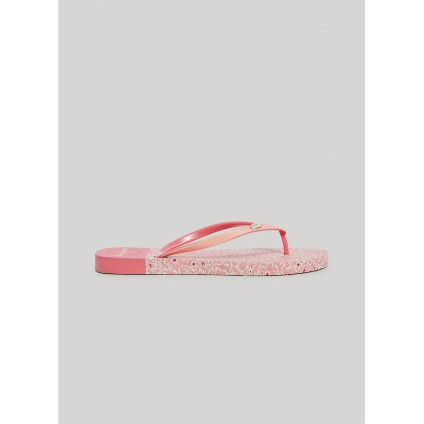 Pepe Jeans CHANCLAS DE PLAYA ESTAMPADO FLORAL ROSA