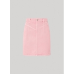 Pepe Jeans FALDA CORTA DENIM FIT REGULAR ROSA