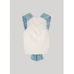 Pepe Jeans TOP DE PUNTO CON TIRANTES FLORALES  BLANCO