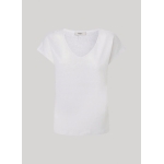 Pepe Jeans CAMISETA LINO FIT RELAXED BLANCO