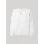 Pepe Jeans BLUSA CON DETALLES BORDADOS BLANCO