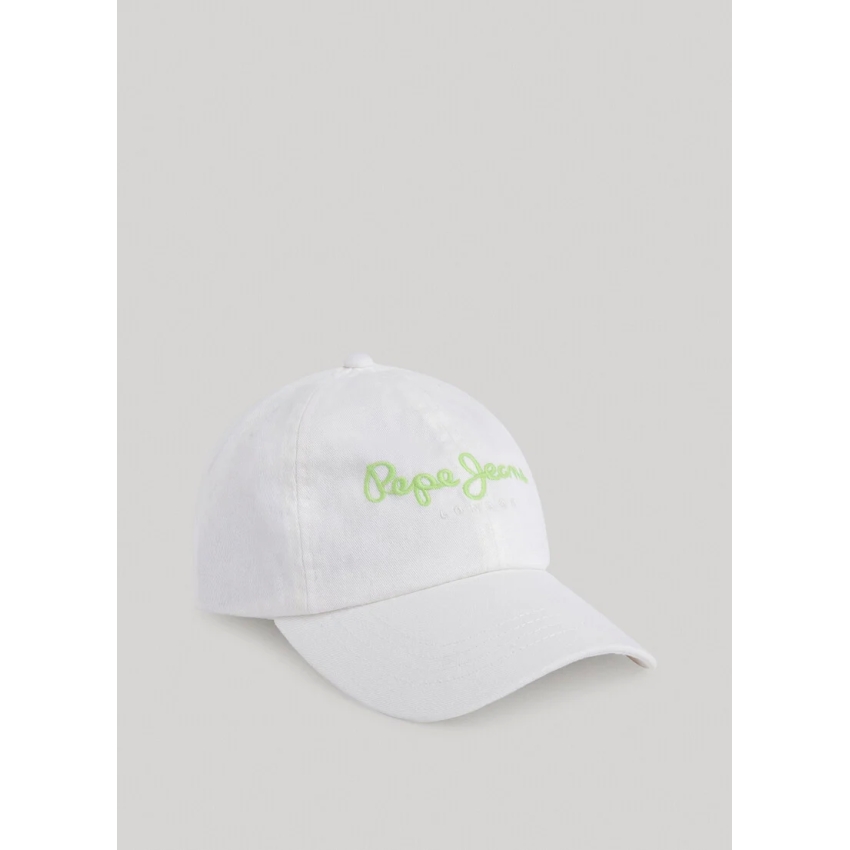 Pepe Jeans GORRA CON LOGO BORDADO BLANCO