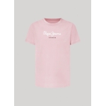 Pepe Jeans CAMISETA LOGO FIT REGULAR  ROSA de chico