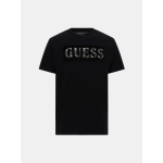 GUESS JEANS Camiseta con logo frontal Negro de chico