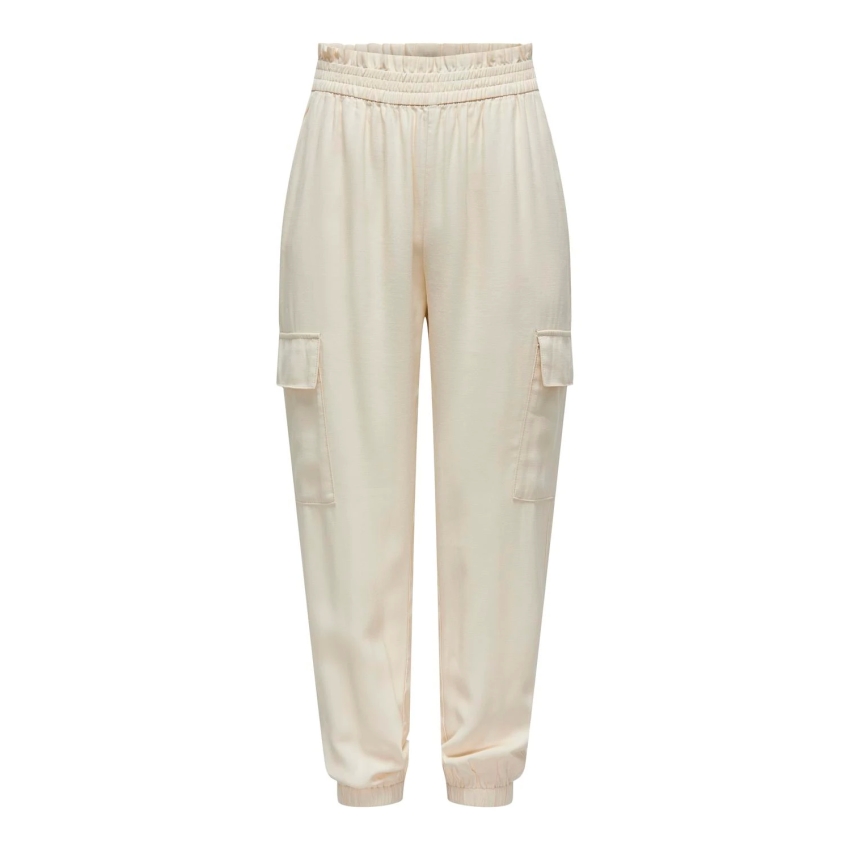 Only Pantalón cargo tiro alto Pantalones BEIGE