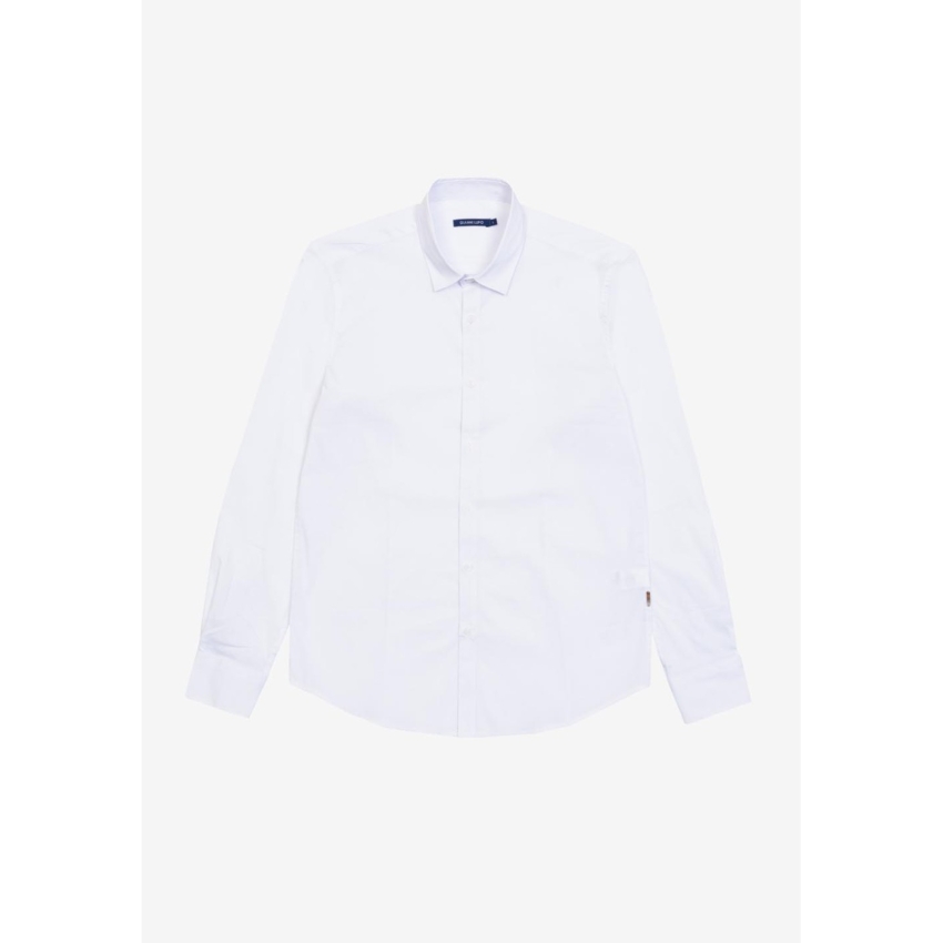 Gianni Lupo Camisas de chico slim elastica BLANCO