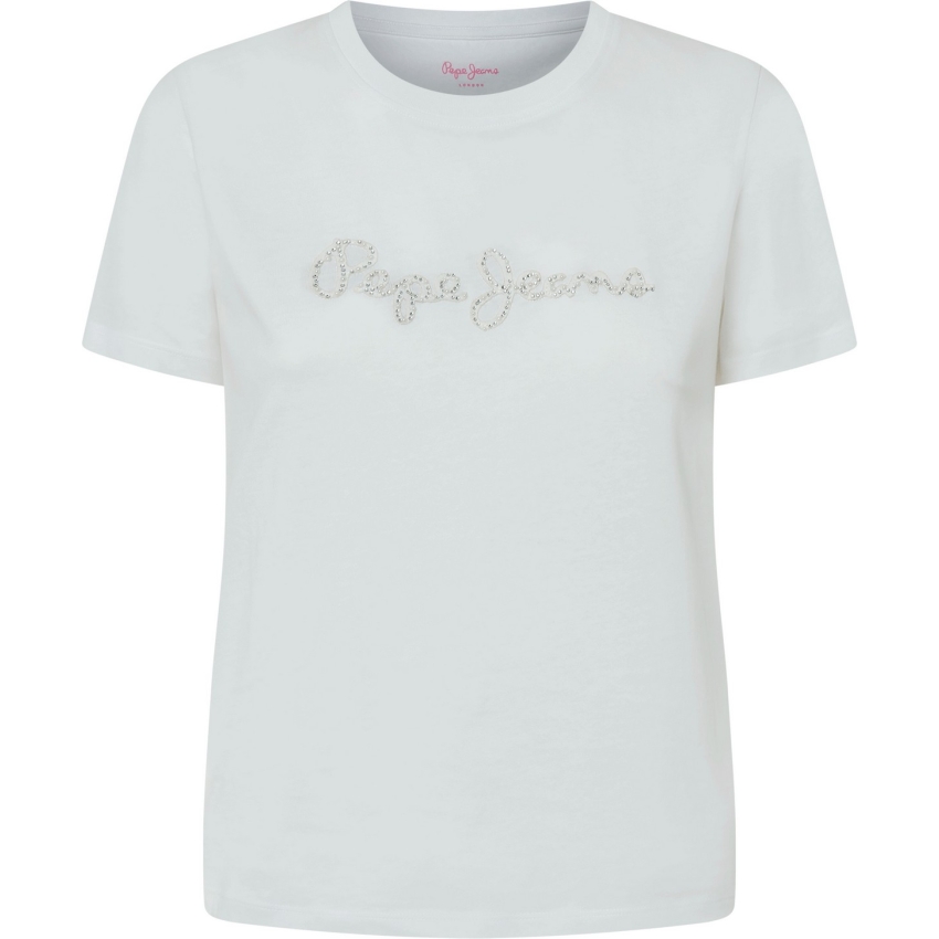 Pepe Jeans Camisetas de chica PL505896 BLANCO