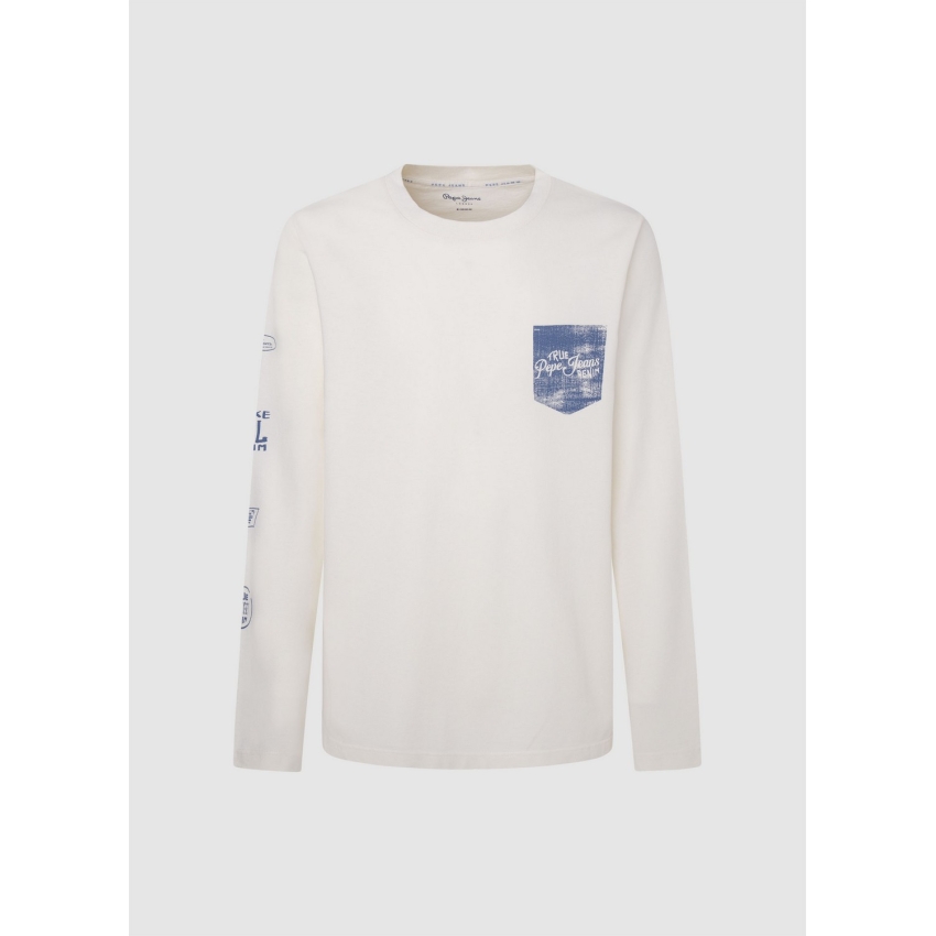 Pepe Jeans Camisetas de chico PM509629 BLANCO