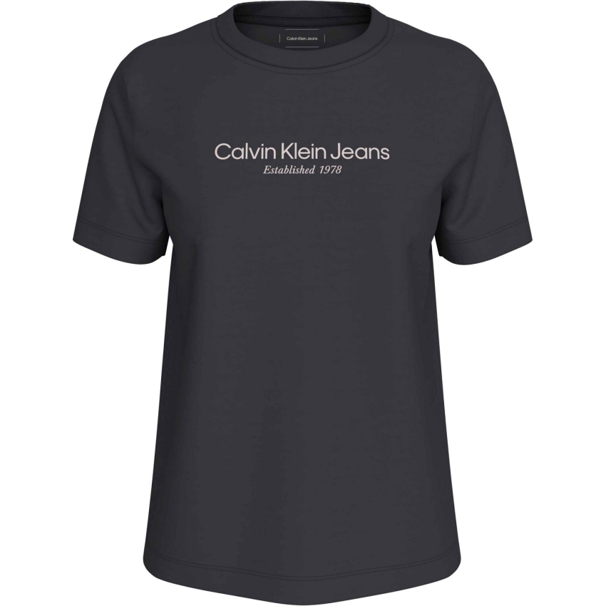 CALVIN KLEIN Camisetas de chica J20J224914 Negro