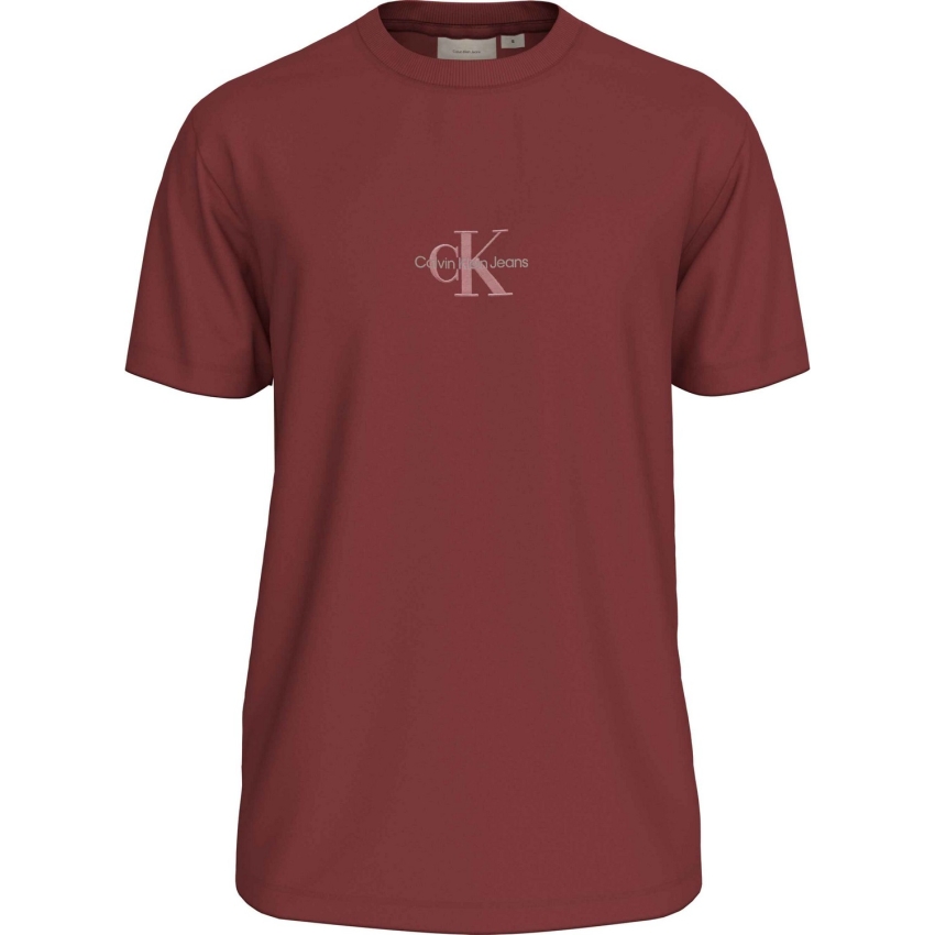 CALVIN KLEIN Camisetas de chico J30J325649 GRANATE