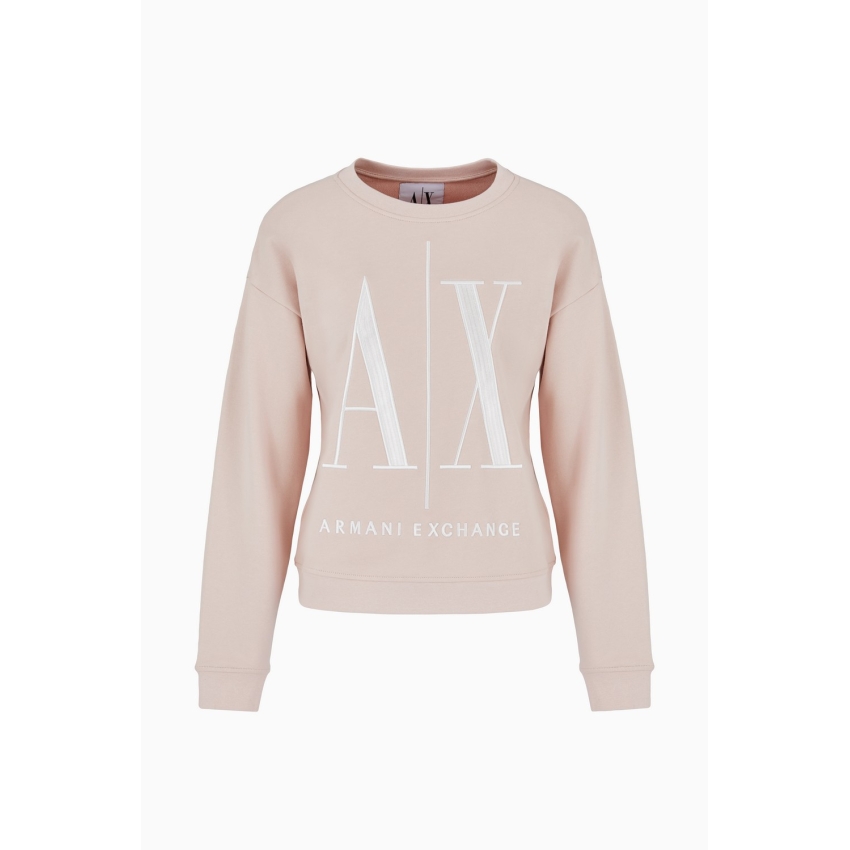 AX Armani Exchange Sudaderas de chica 8NYM02YJ68Z ROSA