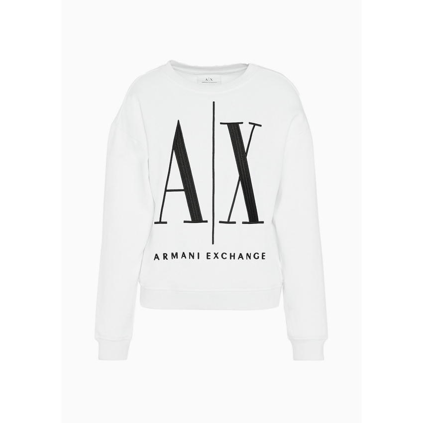 AX Armani Exchange Sudaderas de chica 8NYM02YJ68Z BLANCO