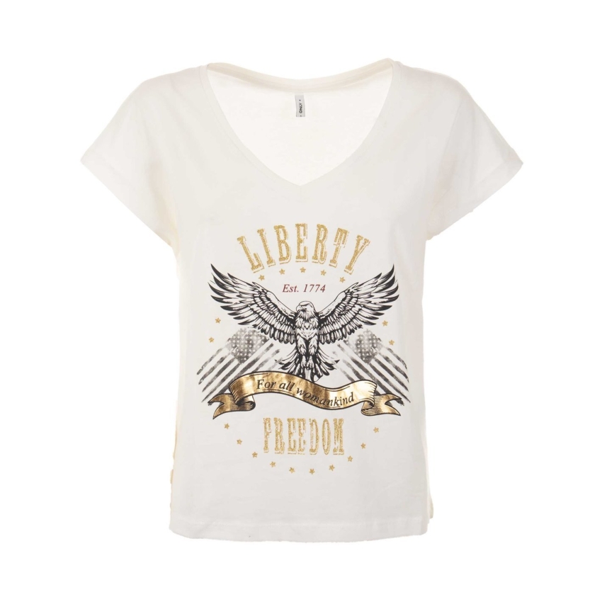 Only Camisetas de chica 15333440 BLANCO