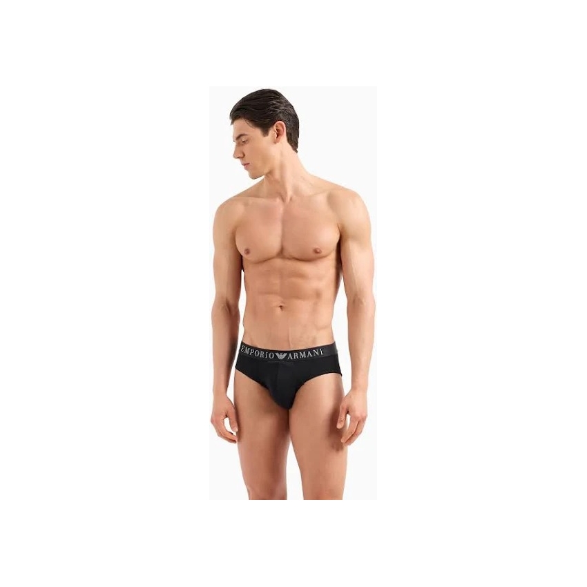 ARMANI SLIP 1117344R715 Negro