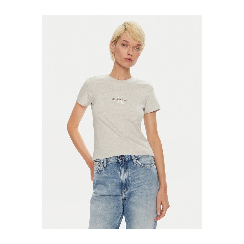 Camisetas de chica CALVIN KLEIN J20J223563-GRIS GRISCamisetas de chica ck