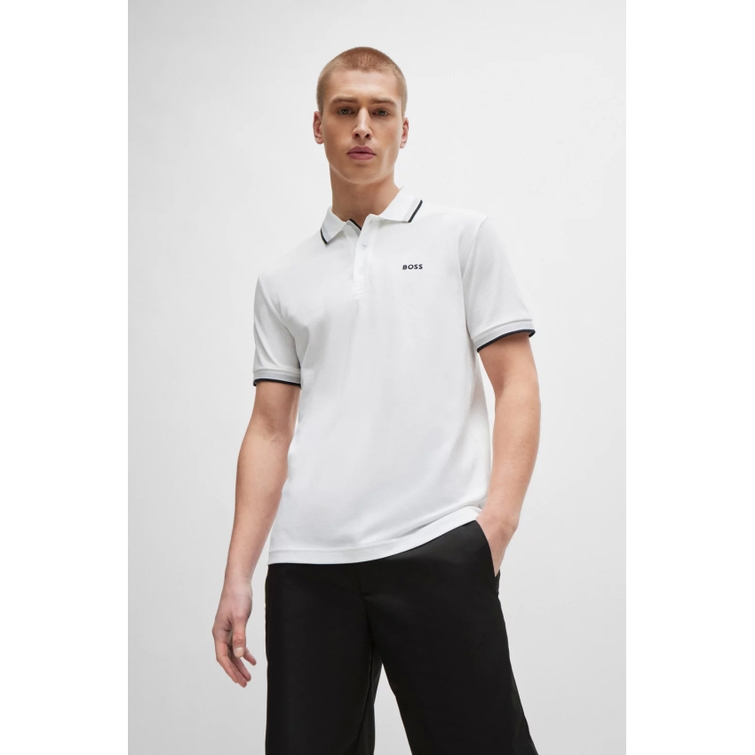 Polos de chico HUGO BOSS 50467344-BLANCO BLANCO