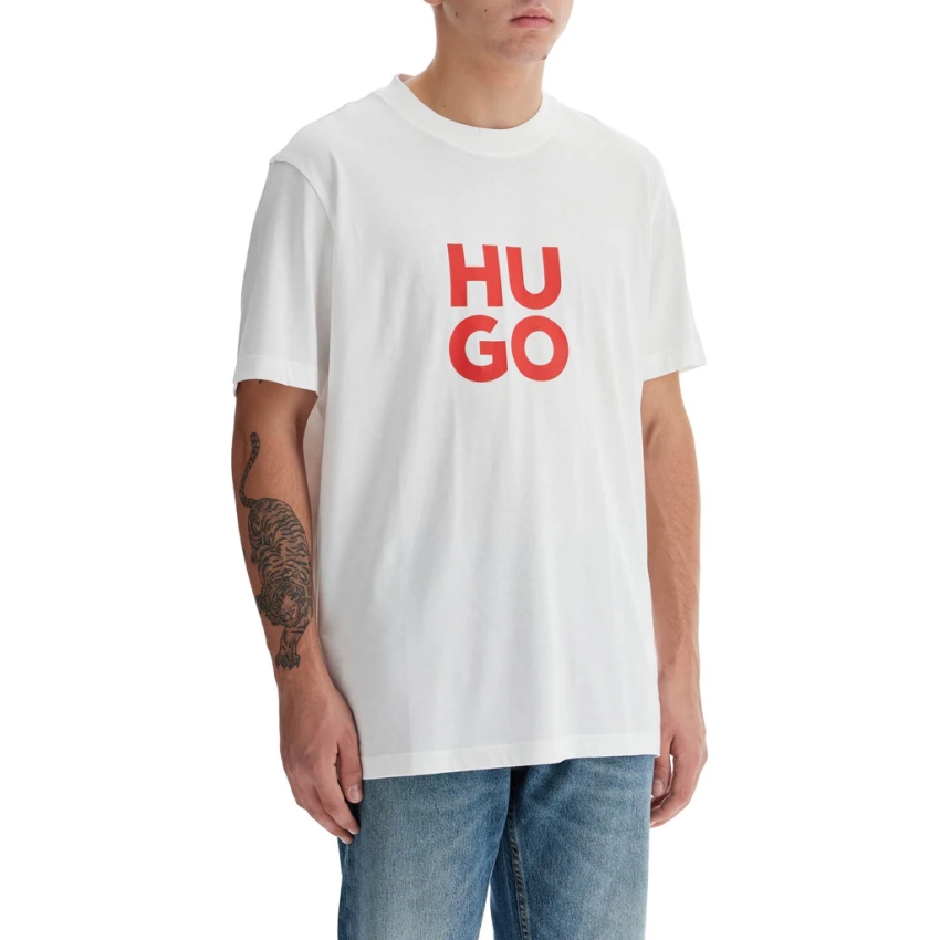 Camisetas de chico HUGO BOSS 50523839-BLANCO BLANCO